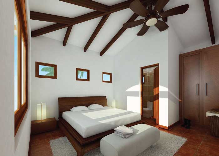 Nivaraguan-Riviera-Beachfront-villa-bedroom