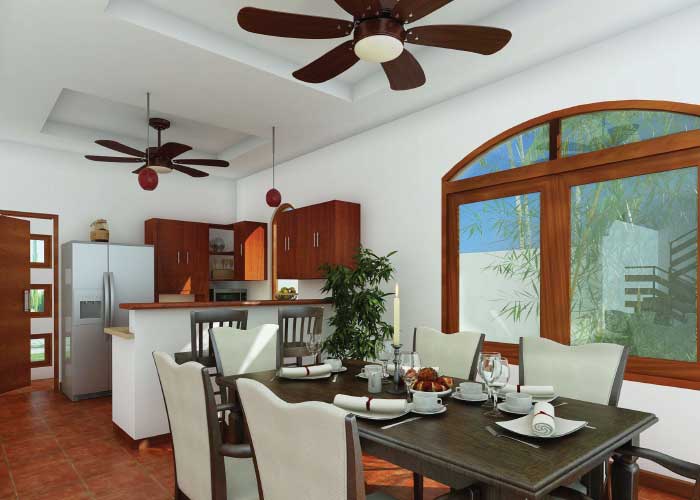 Nivaraguan-Riviera-Beachfront-villa-dining-room